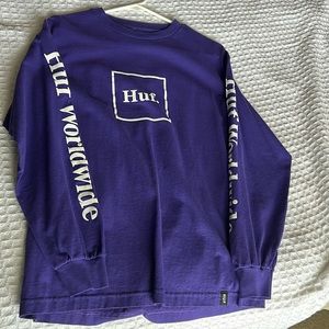 HUF Purple Long Sleeve Tee